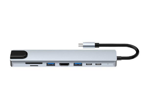 8 in 1 Multifunctional USB Type-C Hub Docking Station